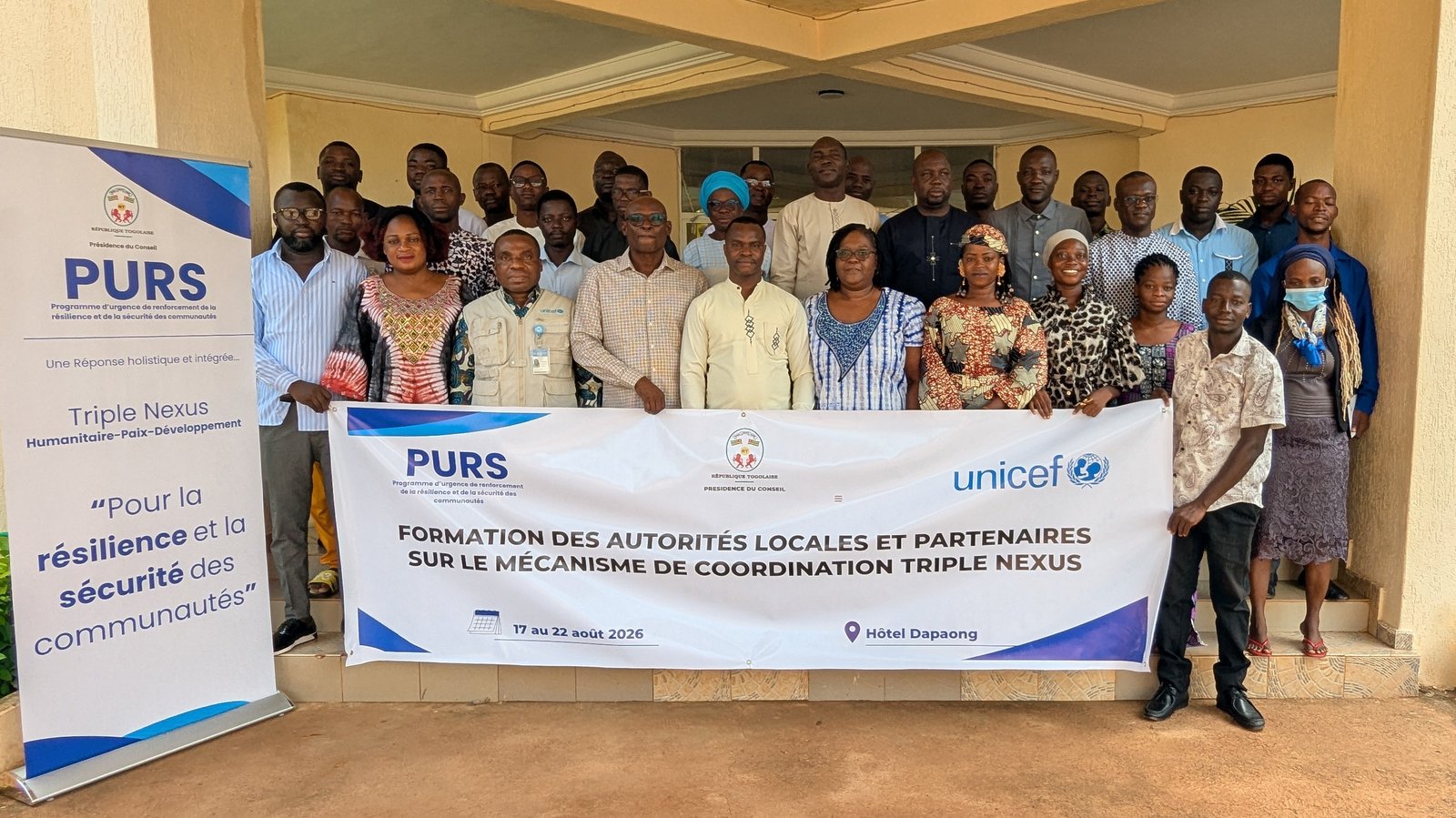 La Coordination générale du PURS renforce les capacités des acteurs sur le Triple Nexus Humanitaire-Développement-Paix